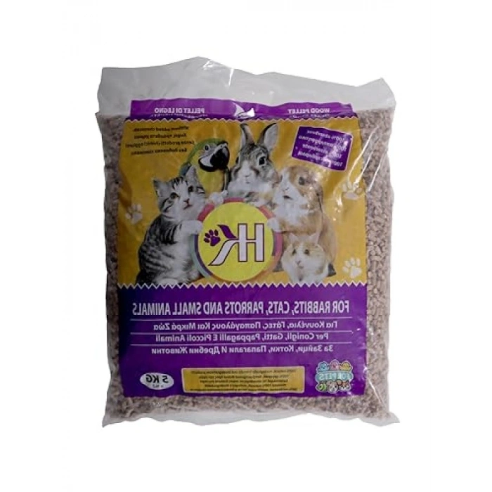 %100 Doğal Çam Peleti Kedi Kumu - 5 kg