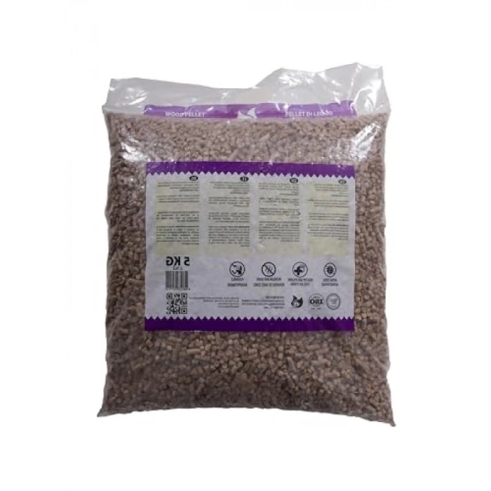 %100 Doğal Çam Peleti Kedi Kumu - 5 kg