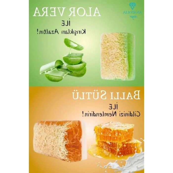 100% Doğal El Yapımı Sabun Seti - 3lü