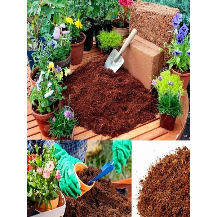 %100 Doğal Hindistan Cevizi Torfu - 1 LT