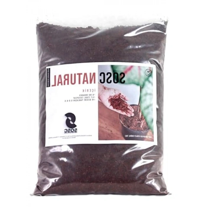 %100 Doğal Hindistan Cevizi Torfu - 5 Litrelik Bitki Toprağı