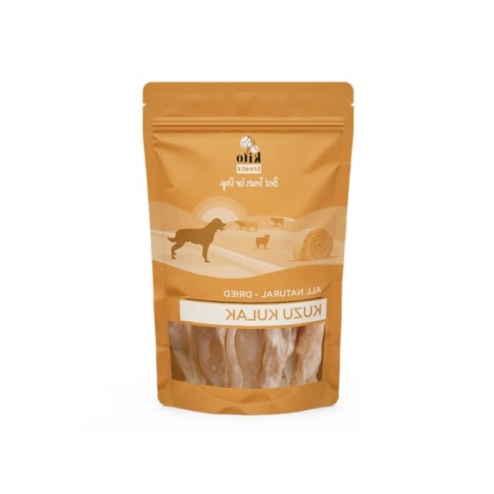 %100 Doğal Kuzu Kulak Çiğnemelik - 100 Gr