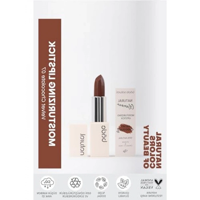 %100 doğal nemlendirici ruj, Velvet Chocolate 07