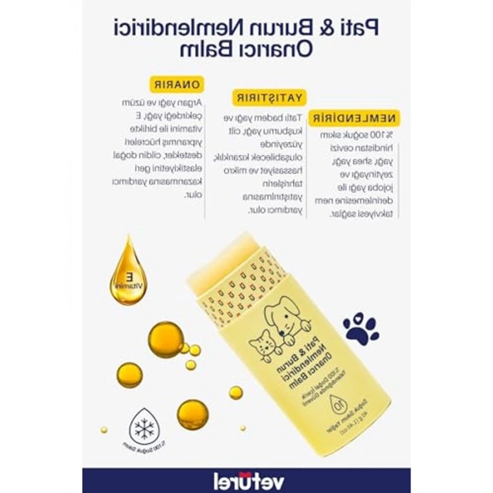 100% Doğal Pati Balmı Stick, Dirsek ve Burun Koruyucu