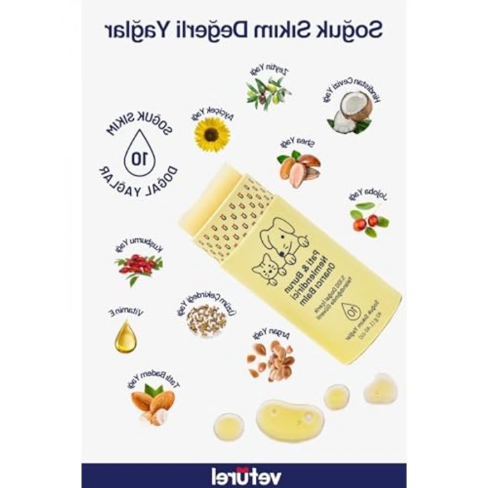 100% Doğal Pati Balmı Stick, Dirsek ve Burun Koruyucu