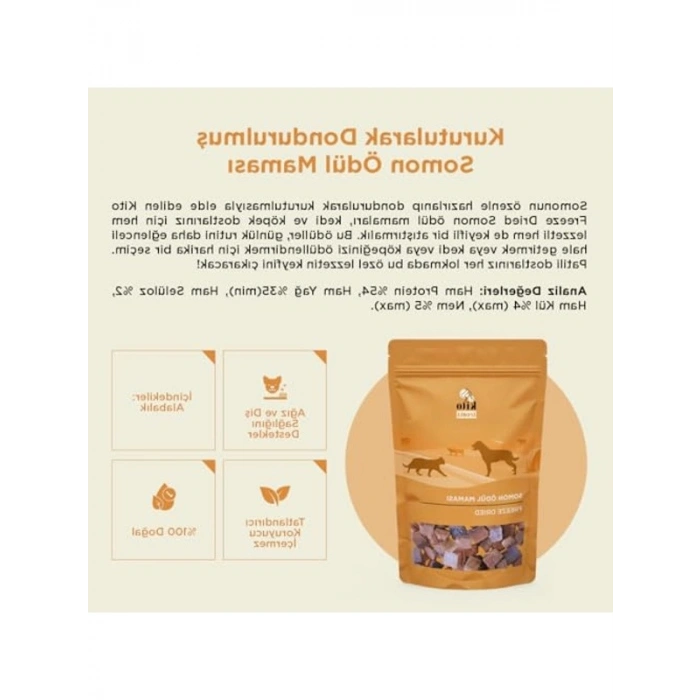 100% Doğal Somon Ödül Maması, Glutensiz 30 gr