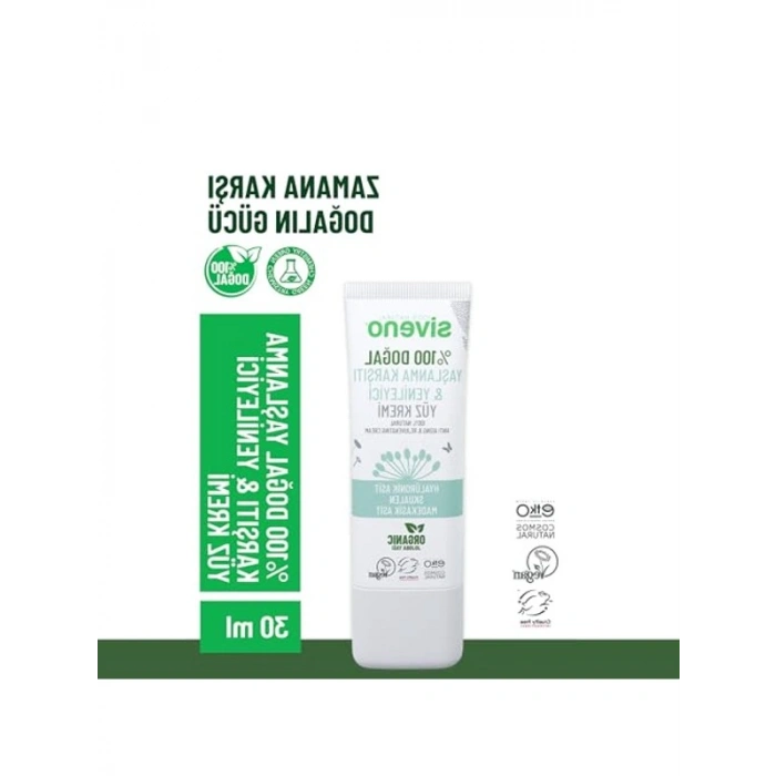 %100 Doğal Yaşlanma Karşıtı Yüz Kremi 30 ml