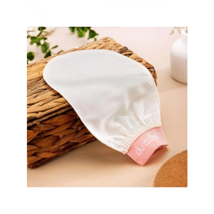 %100 Floş İpek Banyo Duş Kesesi Peeling Eldiveni