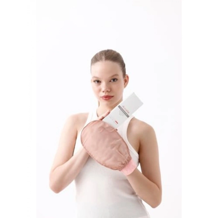 %100 Floş İpek Banyo Kesesi - Peeling Eldiveni