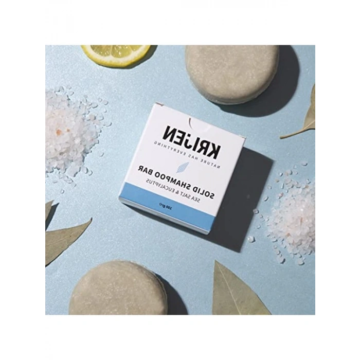 100 g Deniz Tuzu & Okaliptus Katı Şampuan, Doğal İçerik