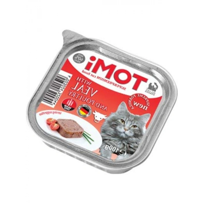 100 Gr Dana Etli ve Kanatlı Yetişkin Kedi Konservesi