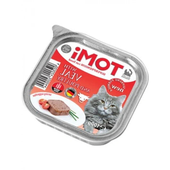 100 Gr Dana Etli ve Kanatlı Yetişkin Kedi Konservesi