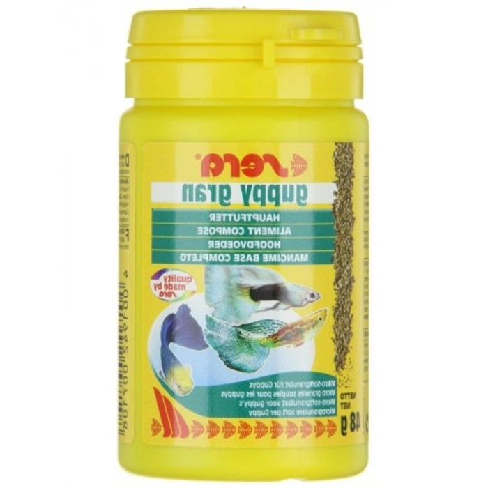 100 Gr Granül Guppy Yemi, 48 Gr Paket