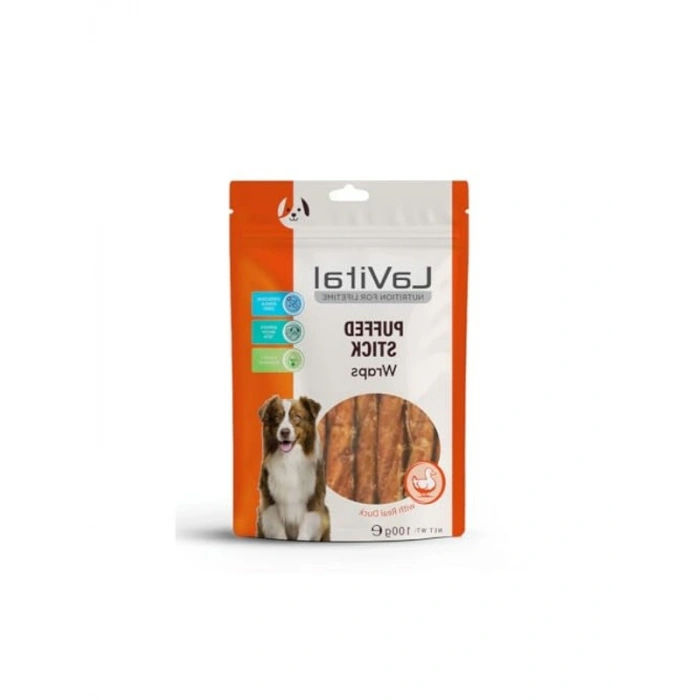 100 gr Ördek Eti Sarılı Köpek Ödül Çubuğu