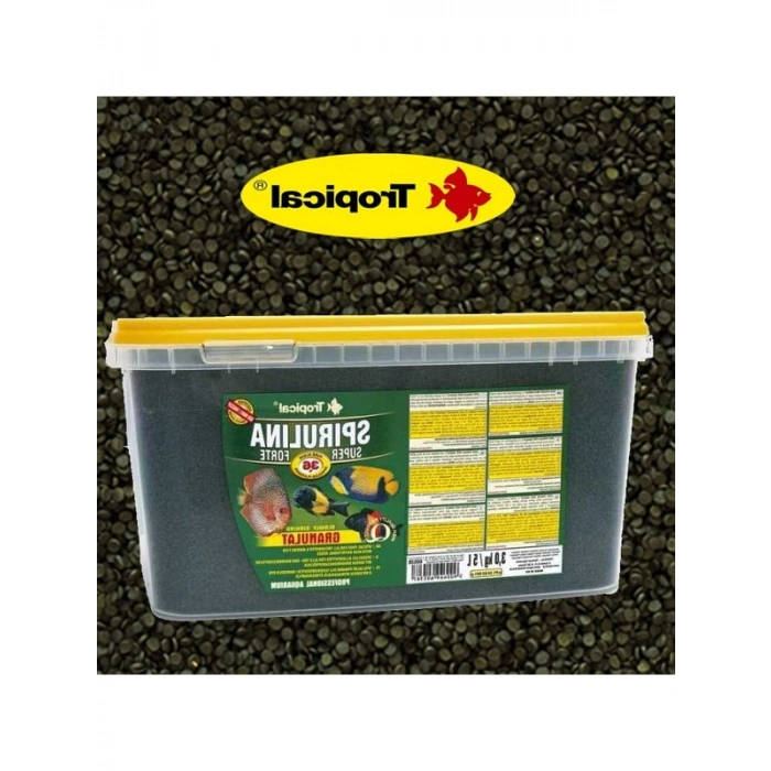 100 Gram Granül Yem, Süper Spirulina Desteği