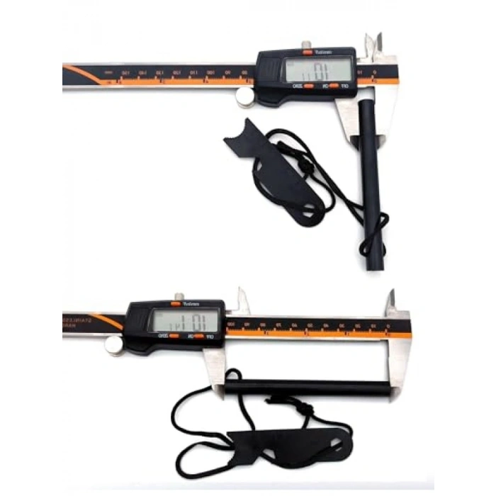 %100 Katkısız Magnezyum Ateş Başlatıcı Bar - 10cm Boyu, 1cm En