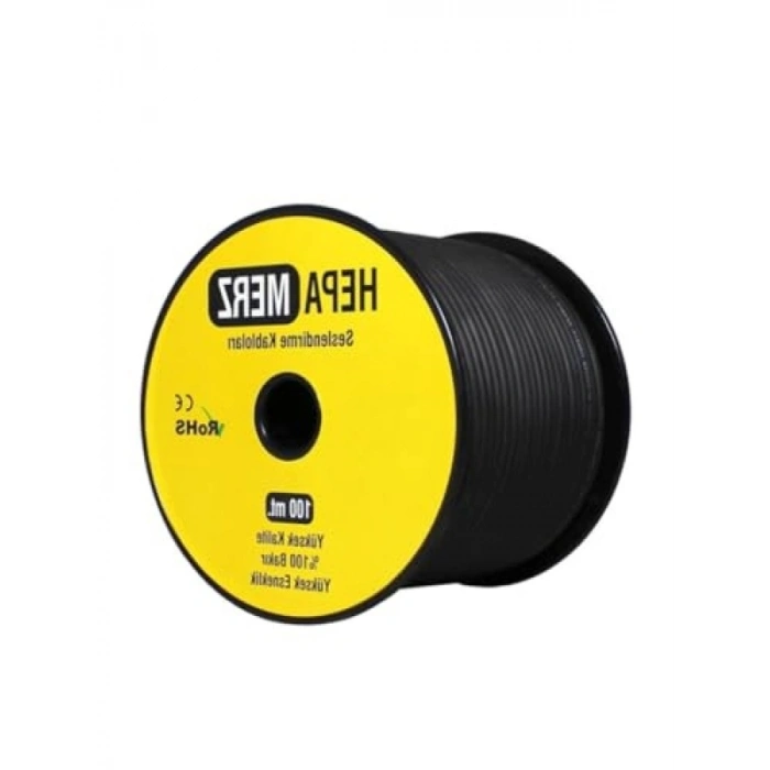 100 Metre Uzunluğunda Mono Mikrofon Kablosu | %100 Bakır