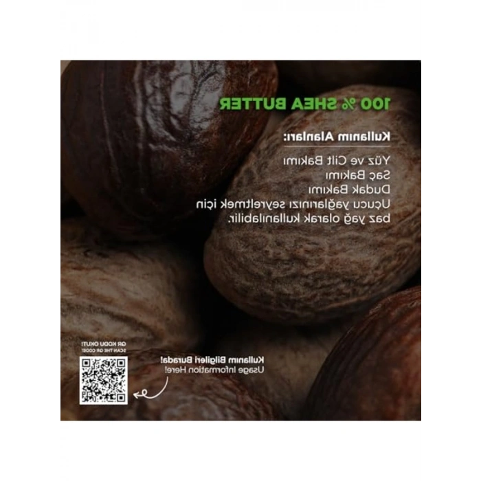 100 ml%100 shea yağı, doğal nemlendirici etkili