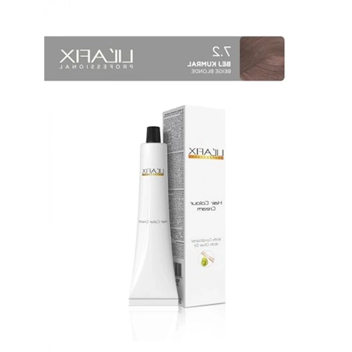 100 ml 7.2 Bej Kumral Tüp Saç Boyası, Amonyaksız