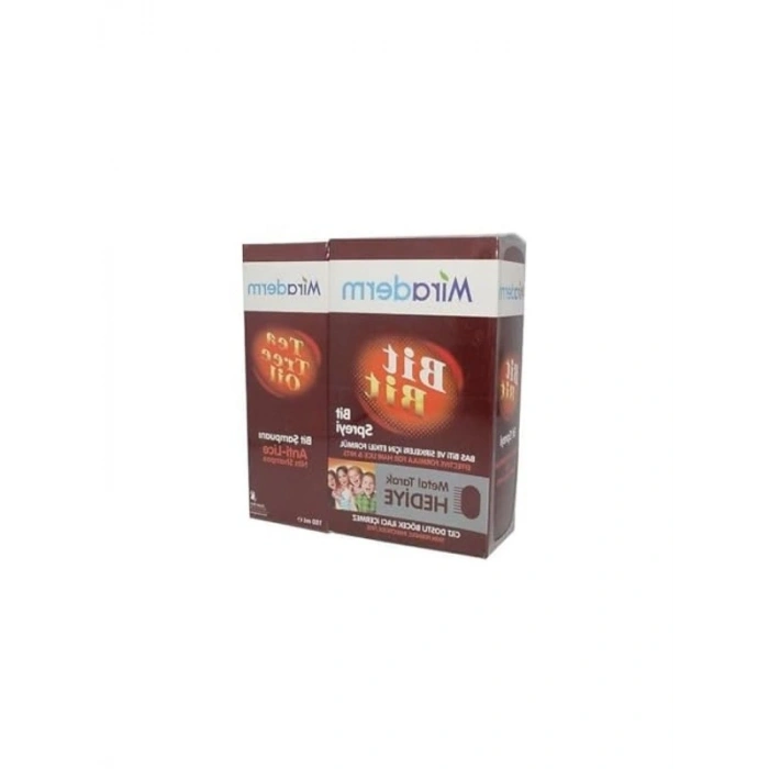 100 ml Bit Bit Sprey, 150 ml Şampuan ve Metal Tarak Hediye