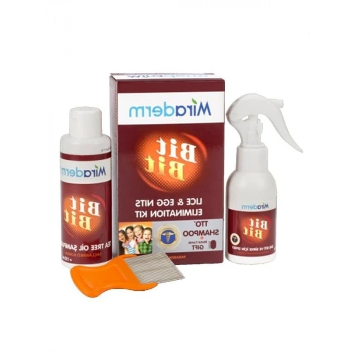 100 ml Bit Bit Sprey, 150 ml Şampuan ve Metal Tarak Hediye