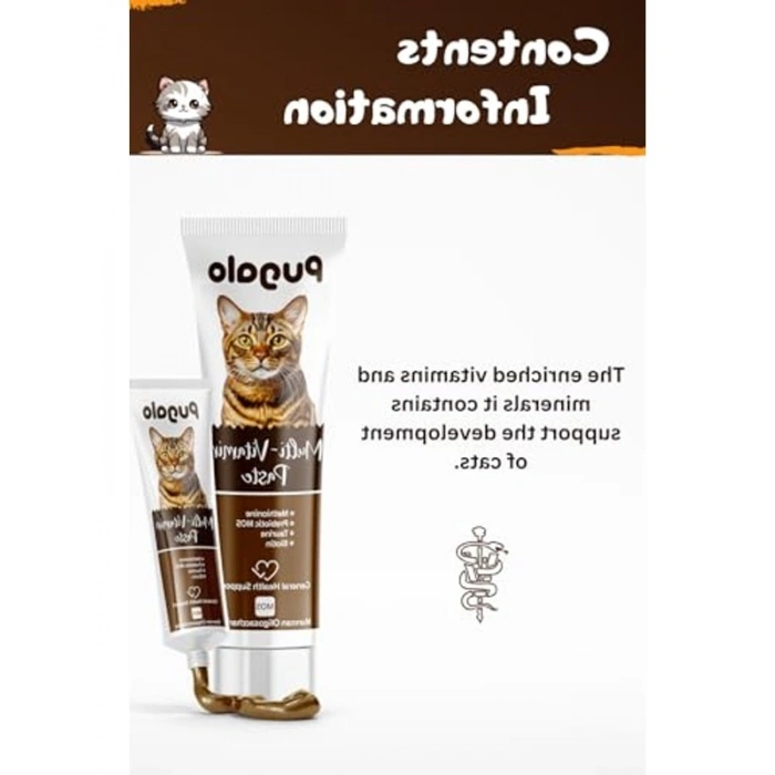 100 ml Kedi Multi Vitamin Macunu, Prebiotik ve Biotin İçerir