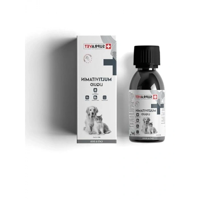 100 ML Sıvı Multivitamin, Kedi ve Köpek Sağlığı İçin