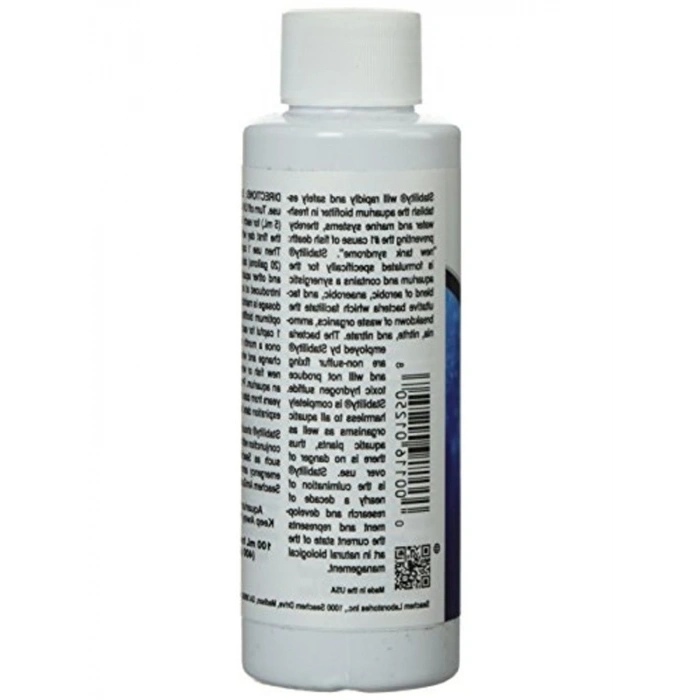 100 ml stabilite ürünü, akvaryum için kullanıma uygun