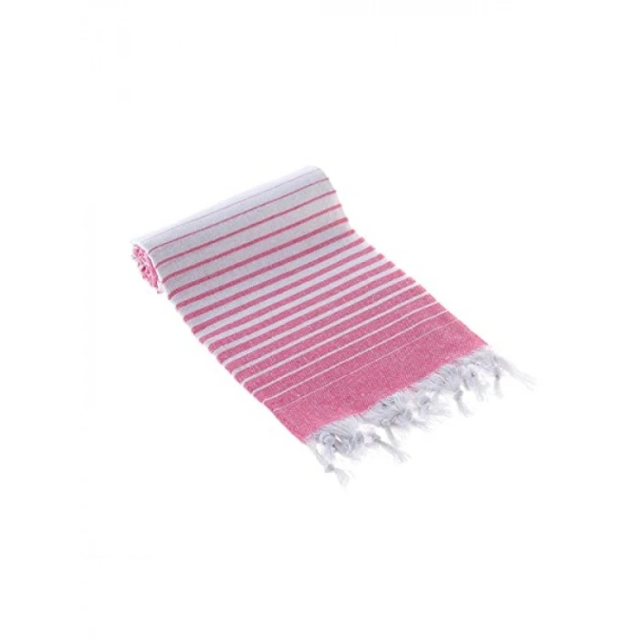 %100 Pamuk 100x170 cm Peştemal - Pembe