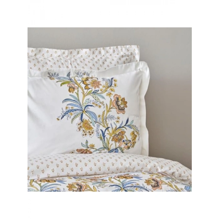 %100 Pamuk Çift Kişilik Nevresim Takımı - Sarı