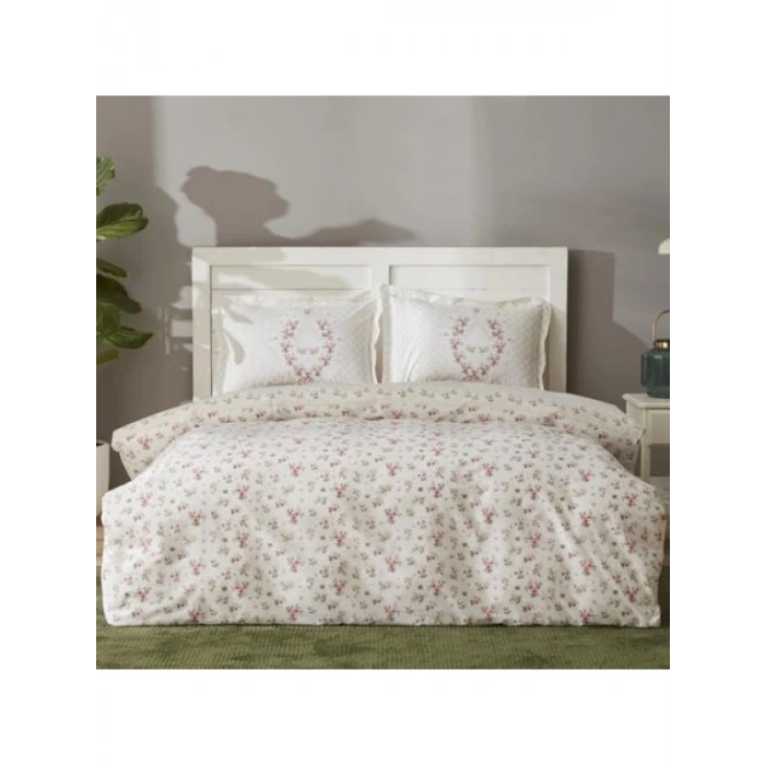 %100 Pamuk Çift Kişilik Nevresim Takımı (Yeşil)