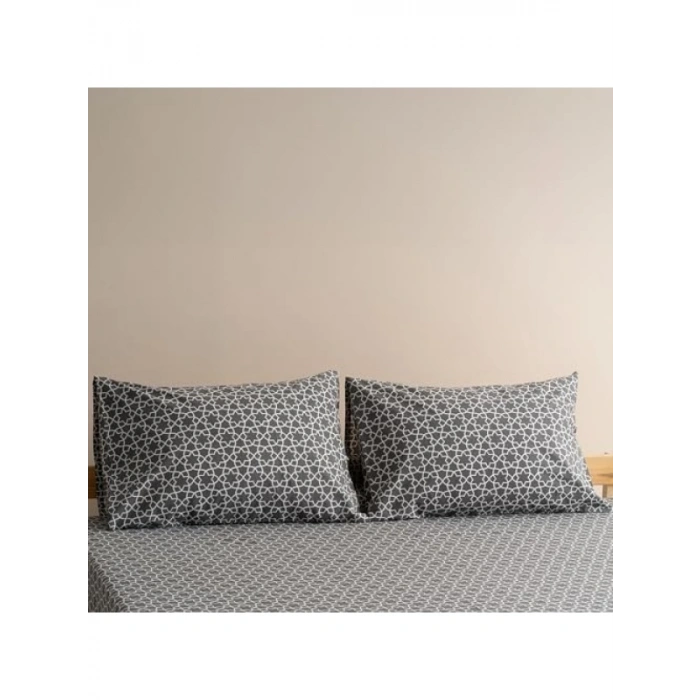 %100 Pamuklu 2’li Yastık Kılıfı Seti – Antrasit