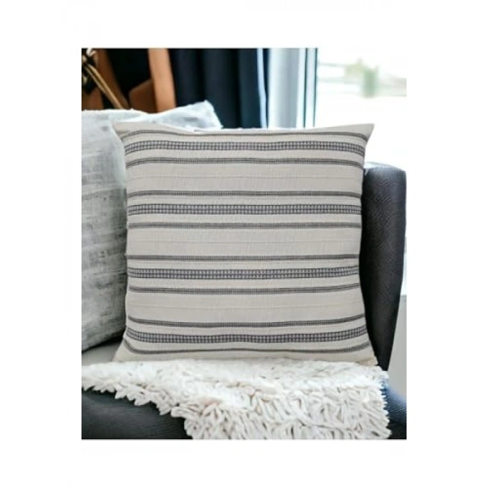 %100 Pamuklu Bohem Tasarım Kırlent Kılıfı 45x45 cm