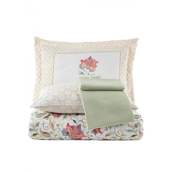 %100 Pamuklu Çift Kişilik Nevresim Takımı, Yeşil