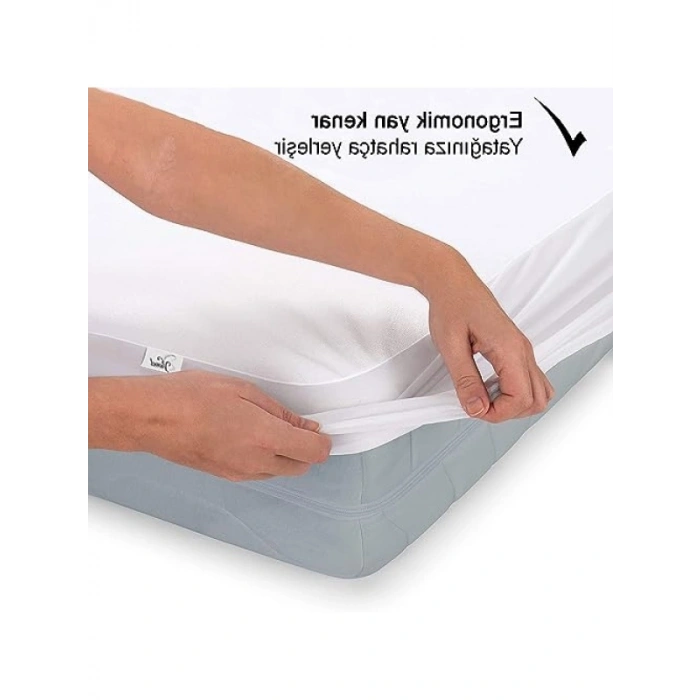 %100 Pamuklu, Sıvı Geçirmez Bebek Alezi (60 x 120 cm)