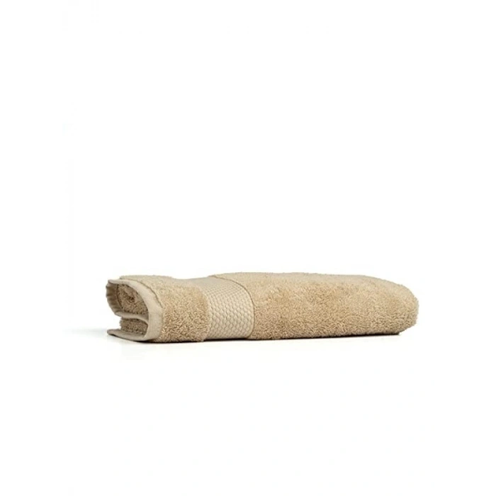 %100 Pamuklu Yumuşak El Havlusu - Bej Renk
