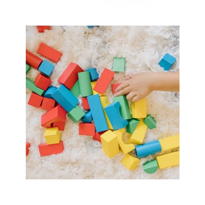 100 Parça Ahşap Blok Seti, Eğitici Oyun