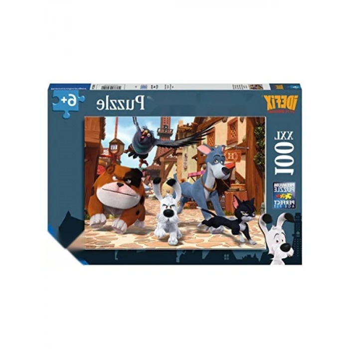 100 Parça Canlı Renkli Idefix Puzzle