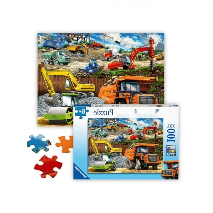 100 Parça Kamyon Temalı Puzzle