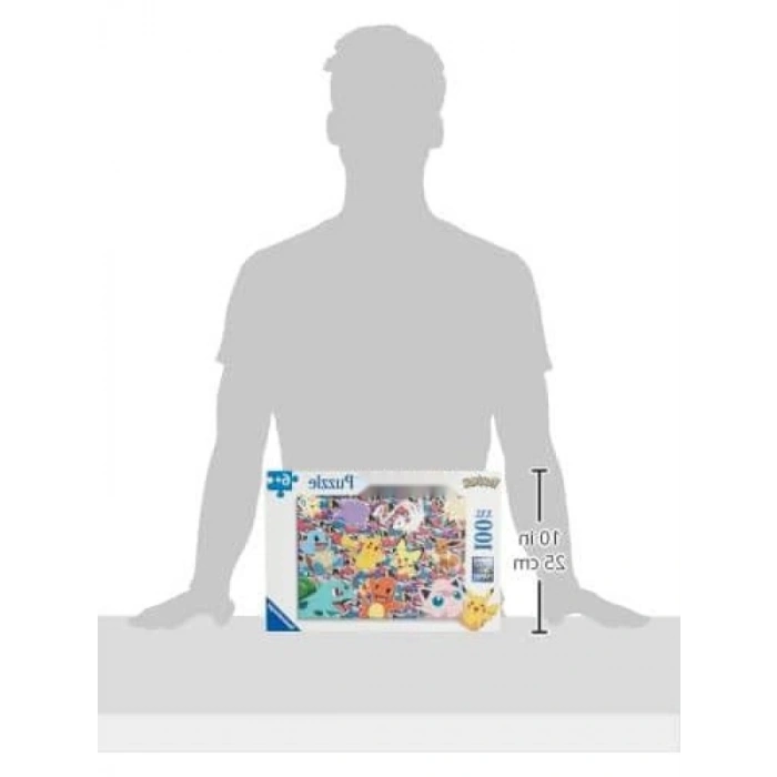 100 Parça Renkli Pokemon Yapboz