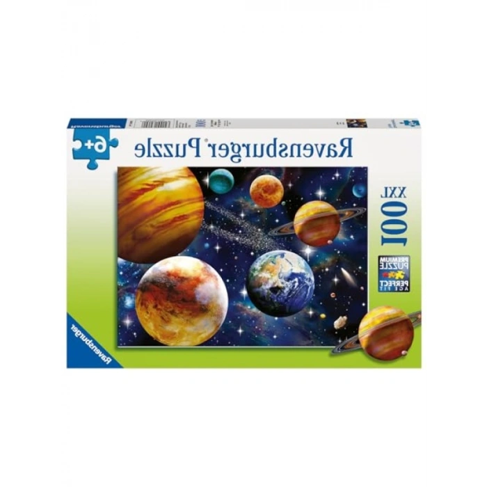 100 Parça Renkli Uzay Temalı Puzzle