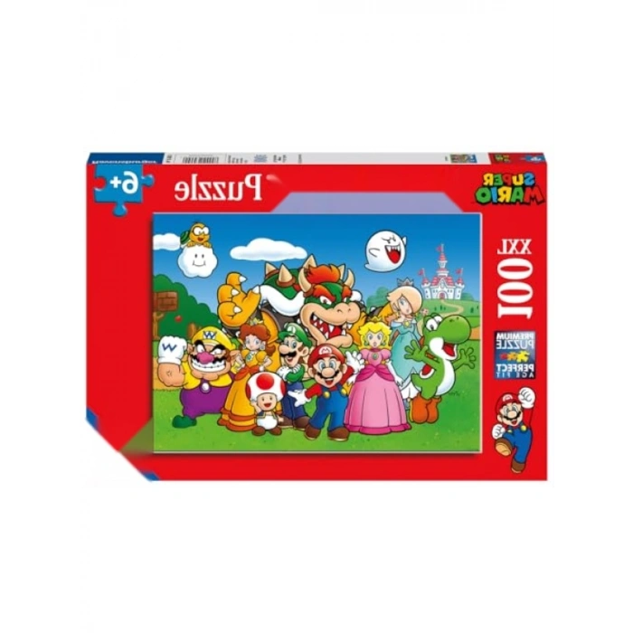 100 Parça Süper Renkli Puzzle - Eğlenceli Görsel Tasarım