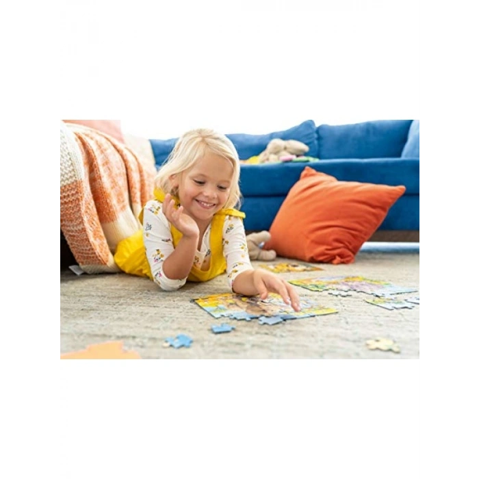 100 Parçalı Canlı Renkli Yapboz Seti