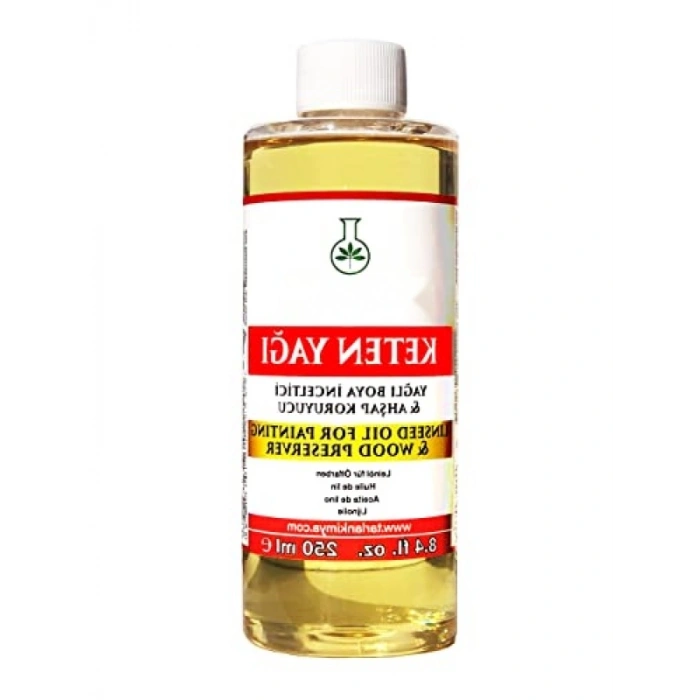 100% Saf Keten Yağı Ahşap Koruyucu, 250 ml