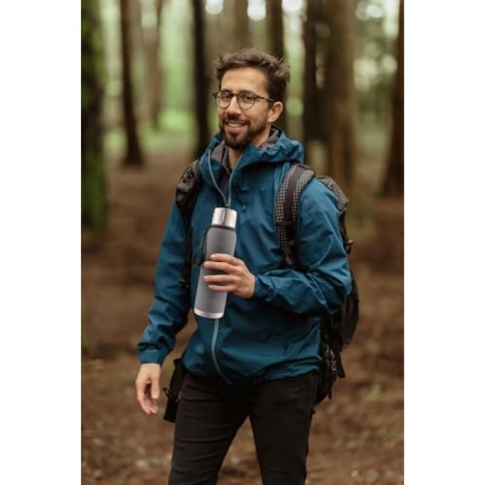 1000 ml Kapasiteye Sahip Termos, Gri