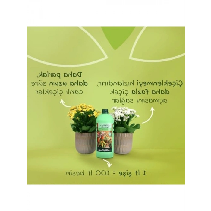 1000 ml Sıvı Bitki Besini - Çiçekli Bitkiler İçin