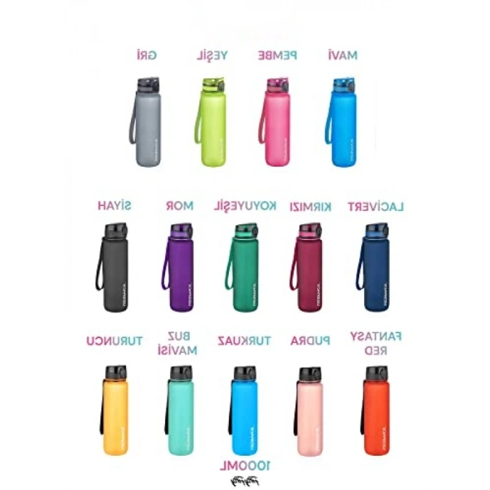 1000 ml Tritan Su Matarası - 28 cm Boy