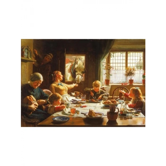 1000 Parça Aile Temalı Puzzle: Eğlenceli Zihin Geliştirici Oyun