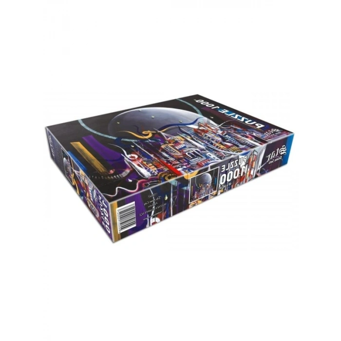 1000 Parça Ay Şehri Temalı Puzzle