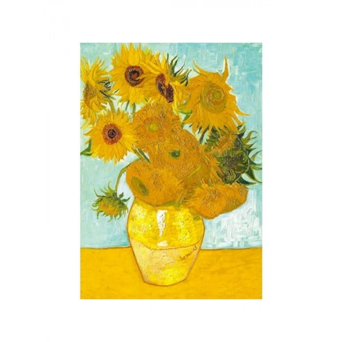 1000 Parça Ayçiçekleri Puzzle, Van Gogh Temalı Yetişkin Eğlencesi